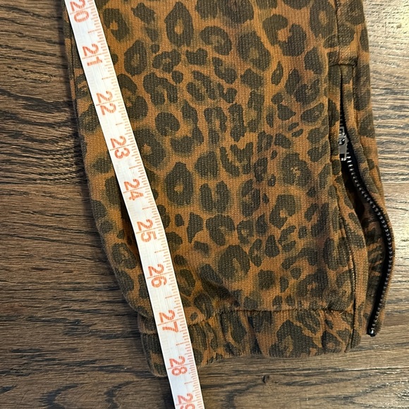 Anthropologie Sanctuary Cheetah Print Moto Joggers - Picture 10 of 11